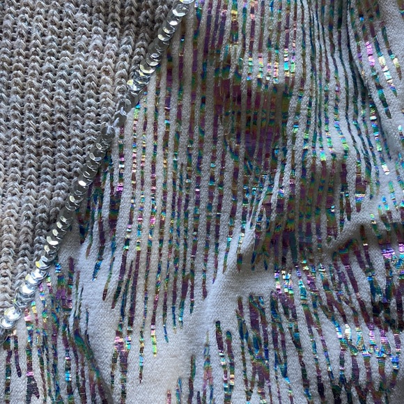 Vintage Retro Lace and Sequin Sweater - Picture 4 of 6